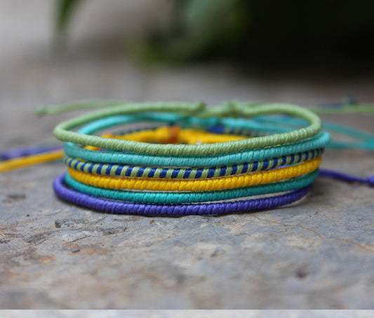 Loop 6 Thin Bracelet Set 06