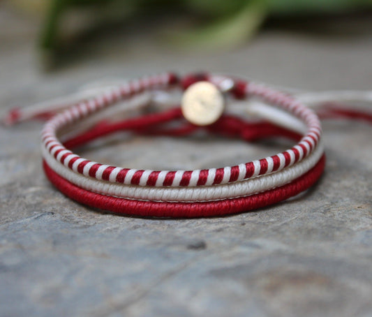 Loop 3 Thin Bracelet Set / Porto