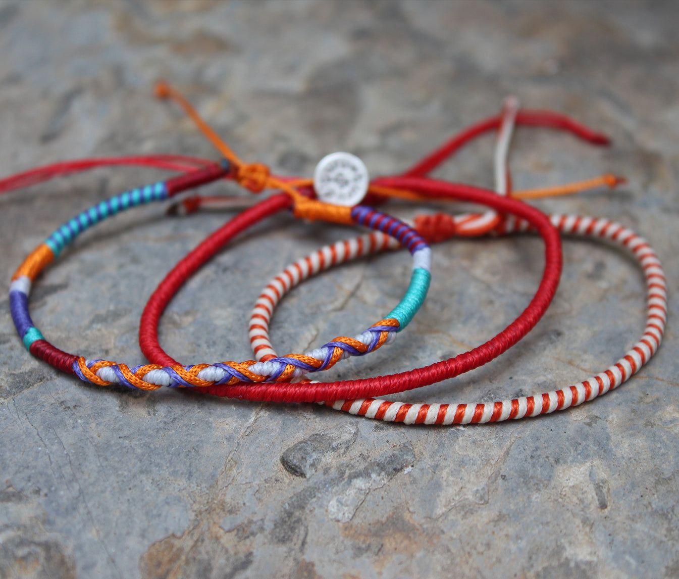 Loop 3 Thin Bracelet Set / Pula