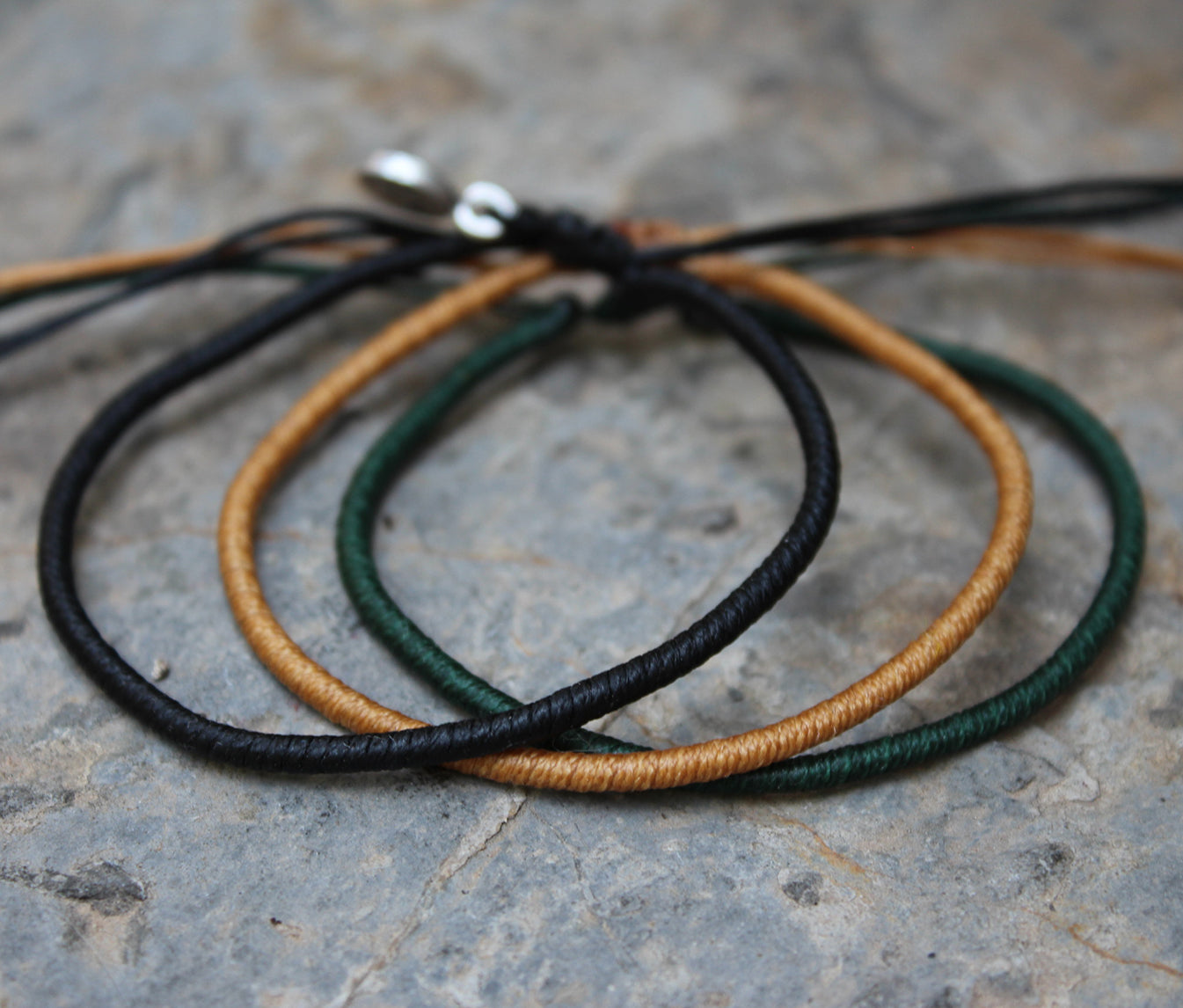 Loop 3 Thin Bracelet Set / Basic 02