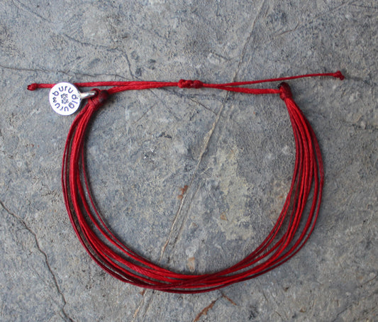 Cordas Bracelet/ Red