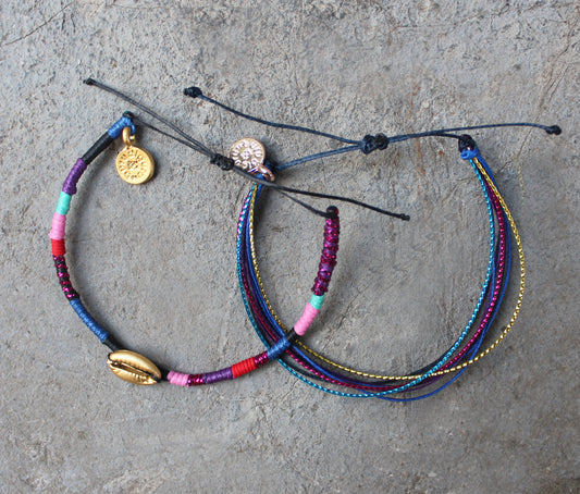 Discoshell Set of 2 Bracelets