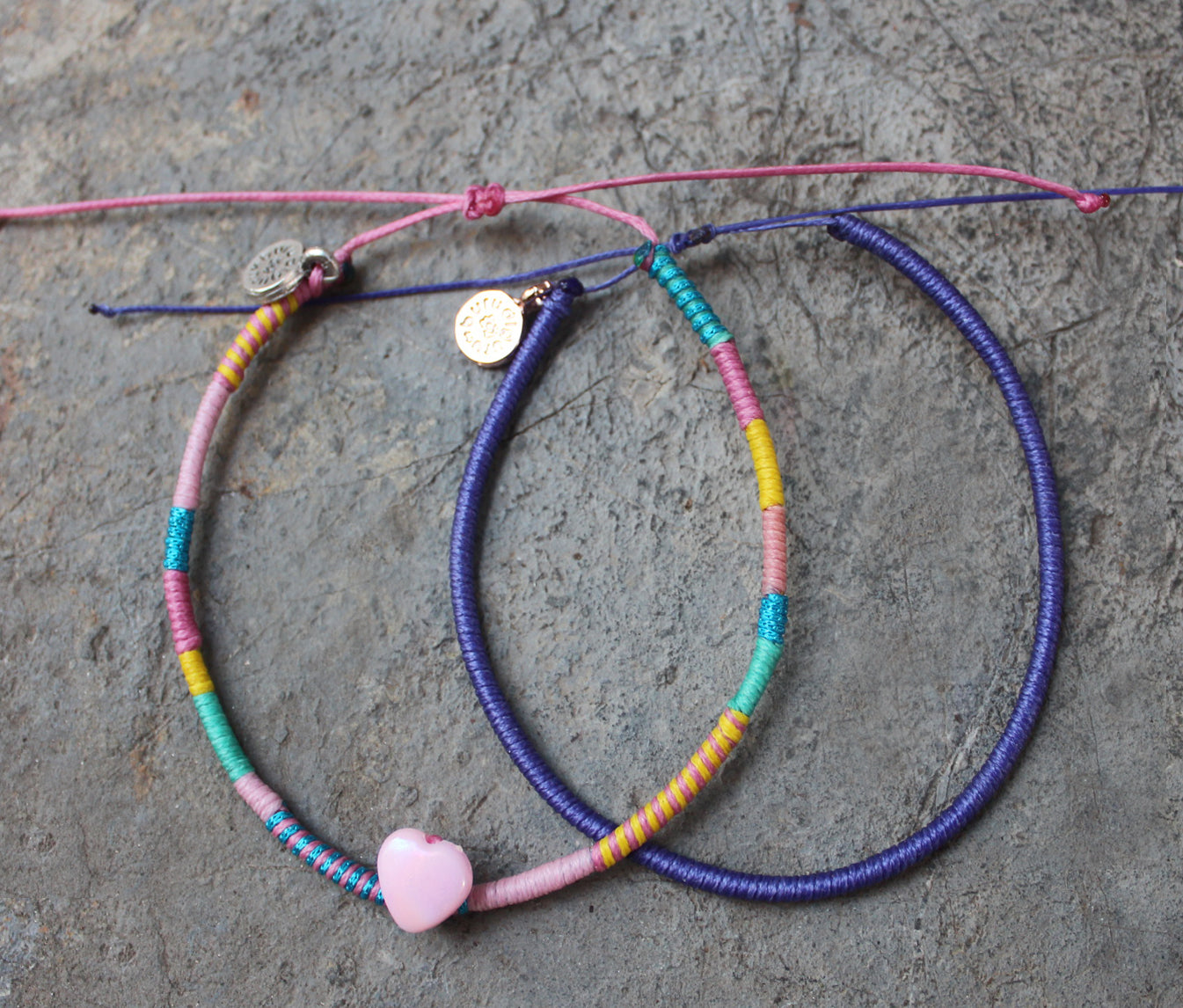 Heart 2 Anklet Set