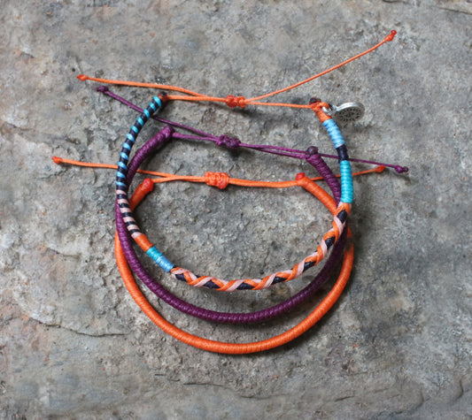 Loop 3 Thin Bracelet Set / Ibiza