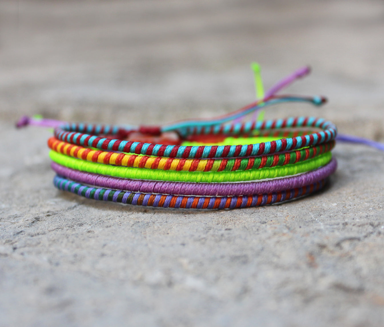 Loop 5-Piece Bracelet Set / Summer