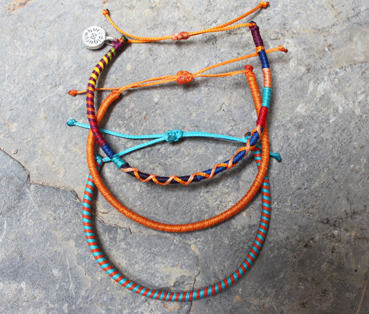 Loop 3 Thin Bracelet Set / Miami