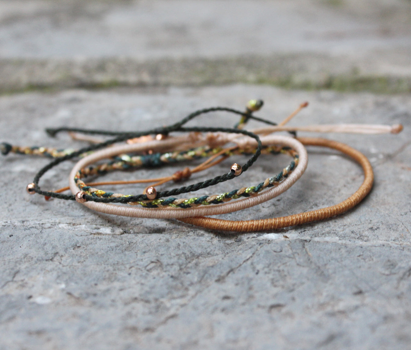 Moena Set of 4 Thin Bracelets