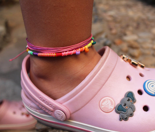 Pinky 2-Piece Kids Anklet Set