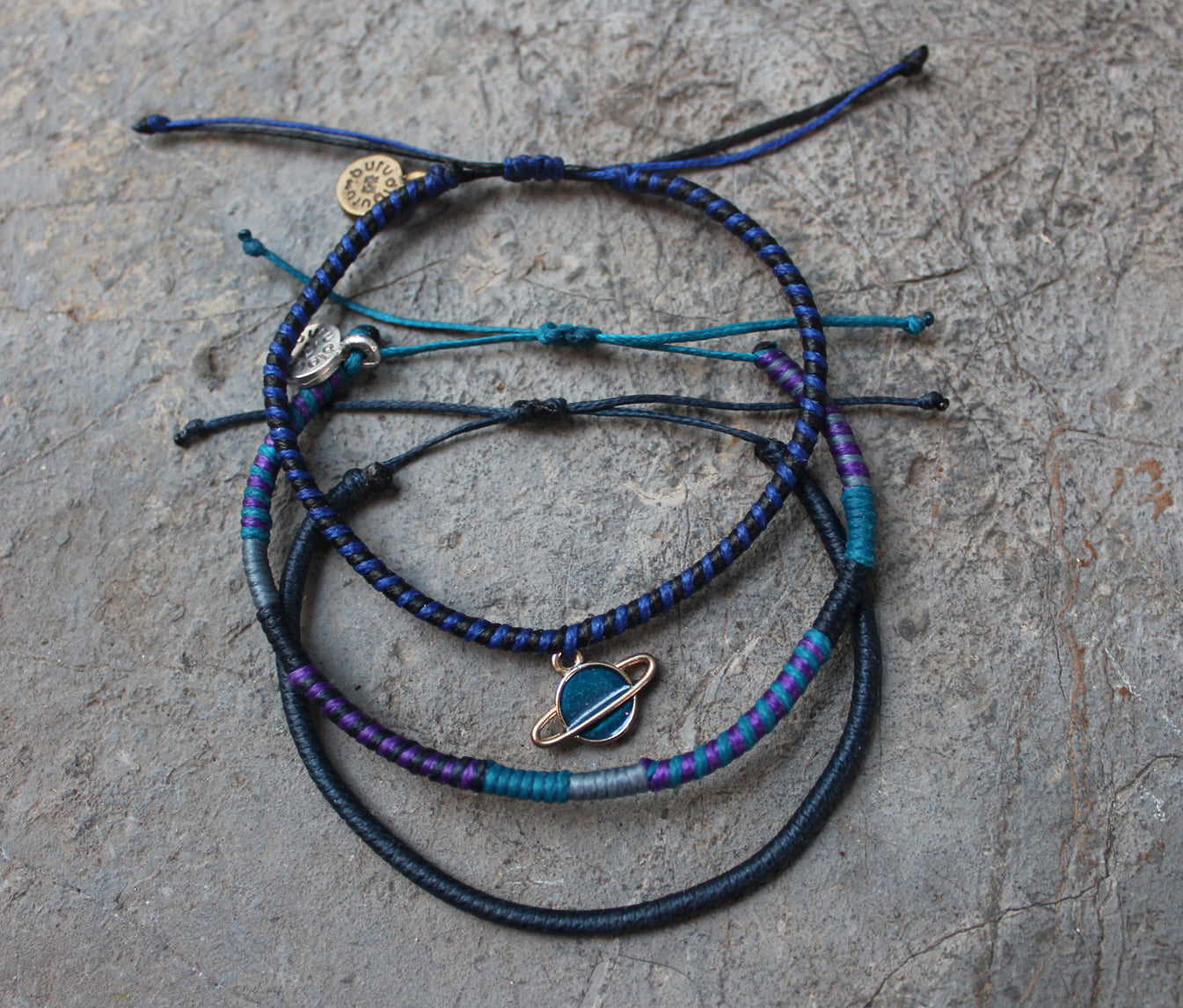 Planet Blue 3-Piece Bracelet Set