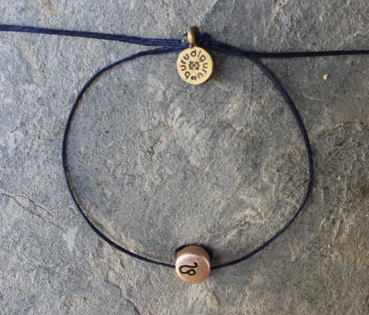 Zodiac Horoscope Bracelet / Navy