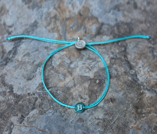 Cordas Letter Bracelet / Turquoise